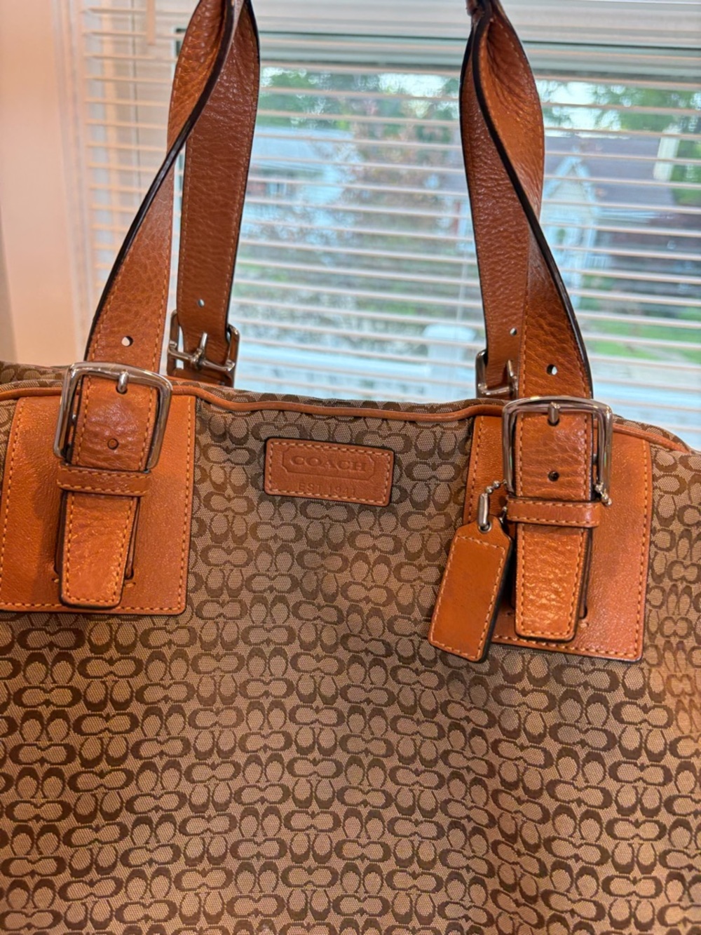 RARE Coach Signature Transatlantic Weekender Duffle Bag - Picture 16 of 16